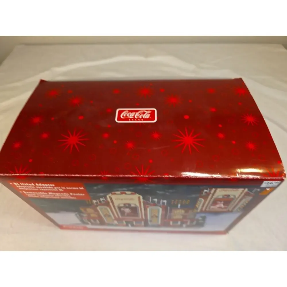 Coca Cola Main Street Collection 2007 Lighted Baseball‎ Football Stadium W/ BOX